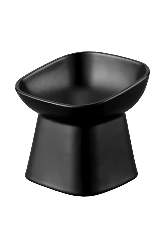 Yamazaki Μπολ για κατοικίδια Yamazaki Tower 200 ml χρώμα: μαύρο