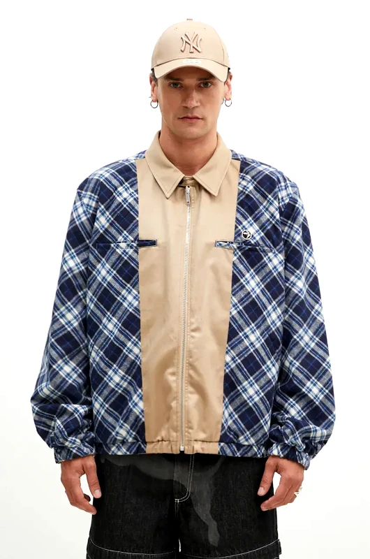 Ambush Μπουφάν δυο όψεων AMBUSH Chinos Blouson ανδρικό, χρώμα: ναυτικό μπλε, BMEM002F24FAB0014661