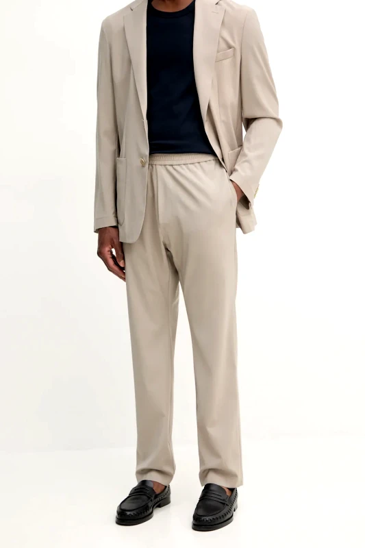 BARENA VENEZIA Μάλλινα παντελόνια BARENA VENEZIA Camicia Mola χρώμα: μπεζ, PAU5082.478