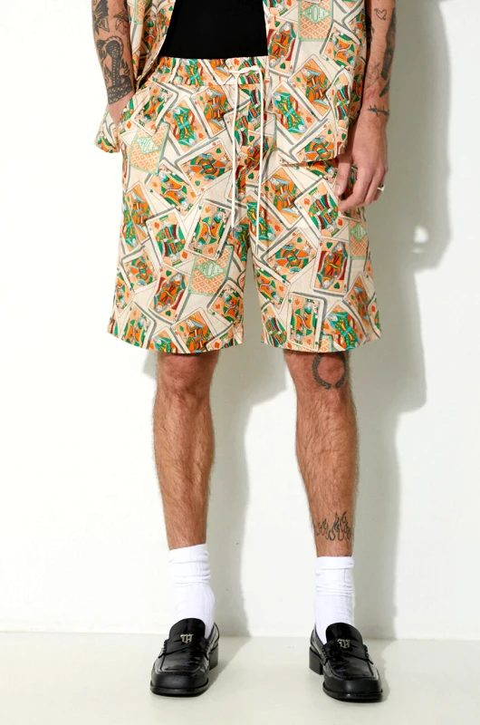 Drôle de Monsieur Σορτς από λινό Drôle de Monsieur Le Short Jeu de Cartes