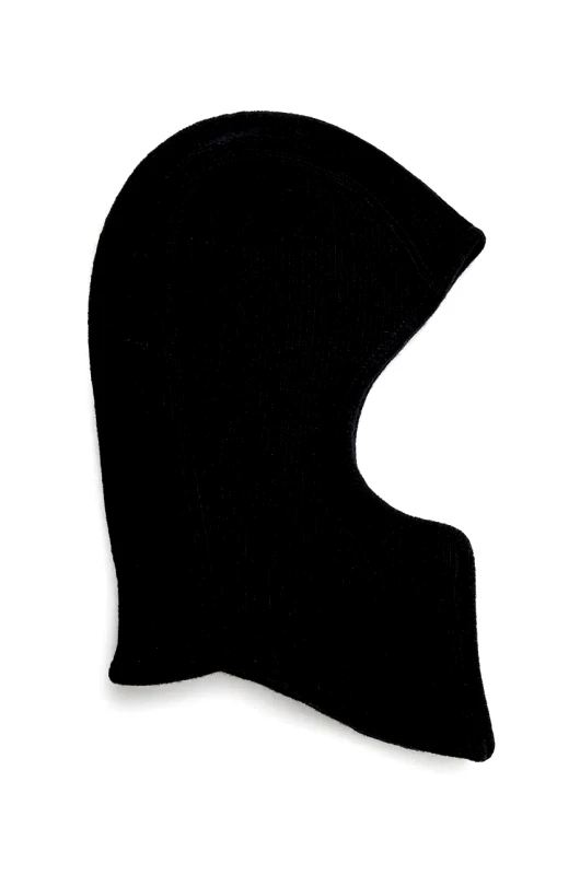 Ambush Μάλλινη μπαλακλάβα AMBUSH Rib Knit Balaclava χρώμα: μαύρο, BMLC002F24KNI0011000