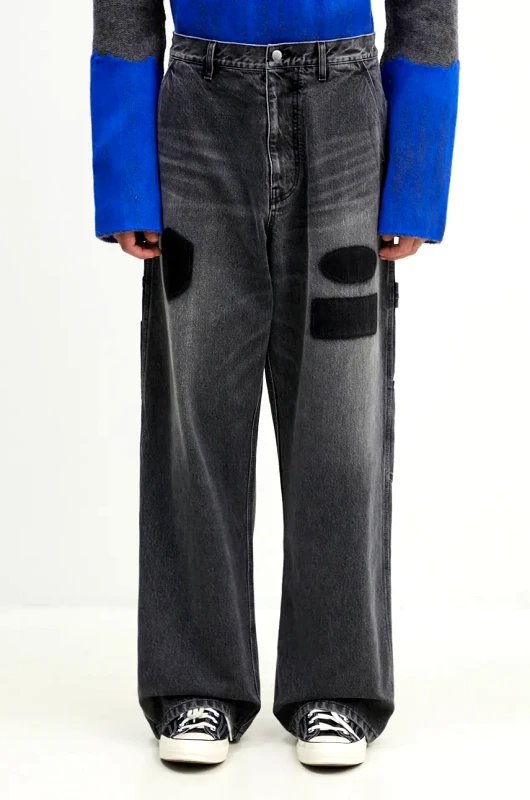 Ambush Τζιν παντελόνι AMBUSH Denim Work Pants BMYB004F24DEN0011100