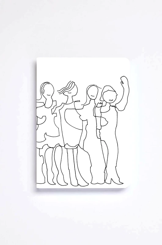 Nuuna Μπλοκ σημειώσεων Nuuna Friends by Myriam Beltz S