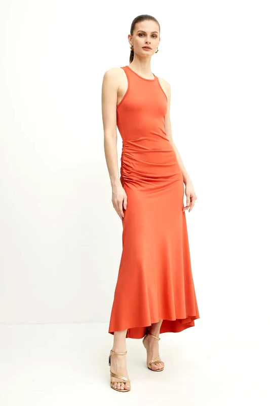 Victoria Beckham Φόρεμα Victoria Beckham χρώμα: πορτοκαλί, 1225JDR006253A