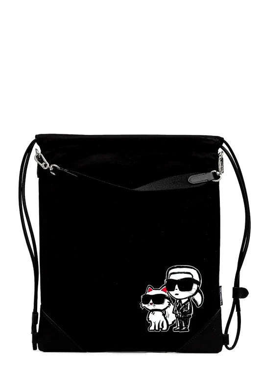 Karl Lagerfeld Τσάντα Karl Lagerfeld χρώμα: μαύρο, A2W30184
