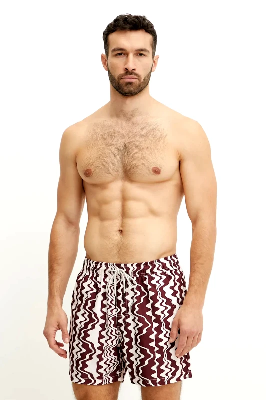 OAS Μαγιό OAS χρώμα: μπορντό, 5001