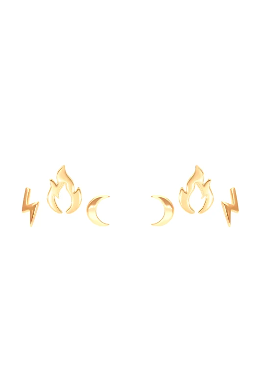 Lilou Σκουλαρίκια Lilou Flame of Love