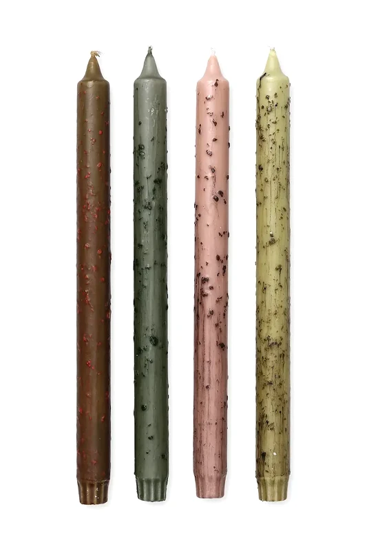 Ferm Living Σετ κεριών ferm LIVING 4-pack χρώμα: πολύχρωμο