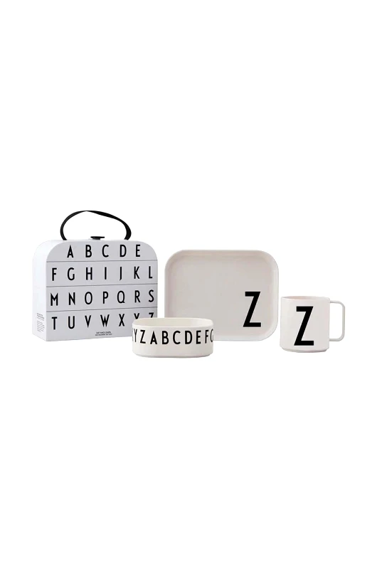 Design Letters Παιδικό σετ πρωινού Design Letters Classics in a suitcase Z 4-pack