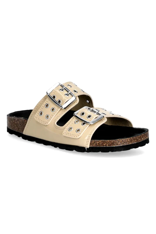 Bianco Παντόφλες Bianco BIAMIAMI χρώμα: μπεζ, 11201781