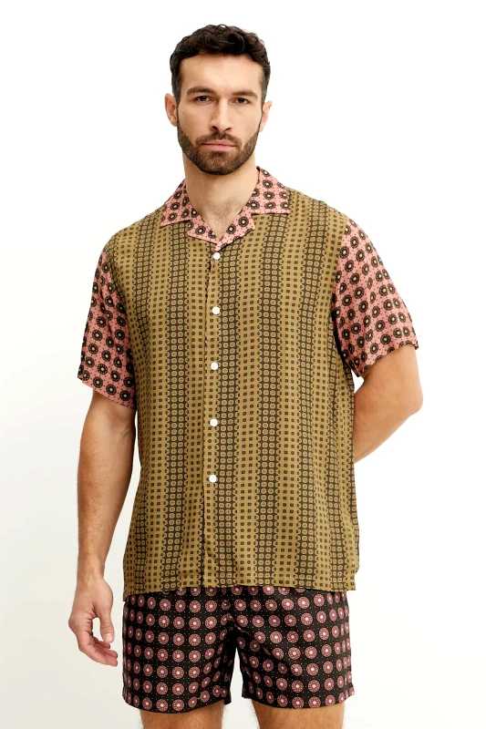 OAS Πουκάμισο OAS χρώμα: πράσινο, 7005