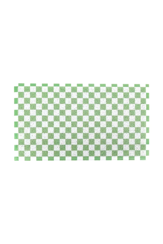 Artsy Doormats Χαλάκι Artsy Doormats Green Check χρώμα: πολύχρωμο