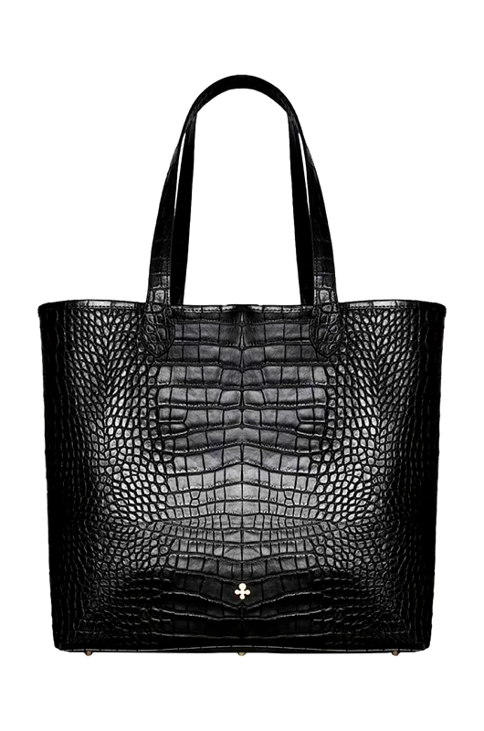 Lilou Shopper Lilou Coco Jane χρώμα: μαύρο