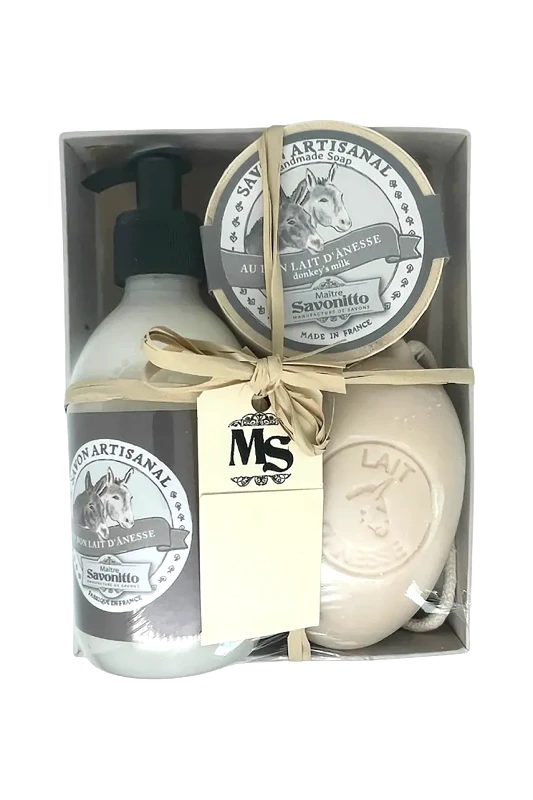 Maitre Savonitto Σετ σαπουνιών Maitre Savonitto Donkey milk box 3-pack χρώμα: πολύχρωμο