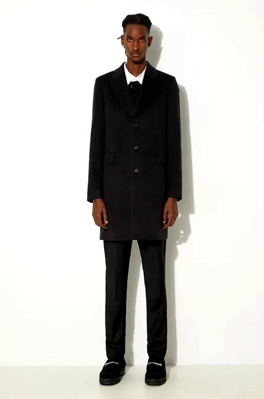 Paul Smith Μάλλινο παλτό Paul Smith χρώμα: ναυτικό μπλε, M1R-222P-J00110