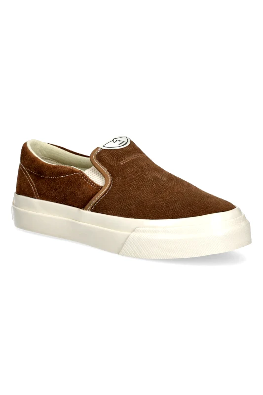 Stepney Workers Club Πάνινα παπούτσια Stepney Workers Club LISTER RAW SUEDE χρώμα: καφέ, YA03204
