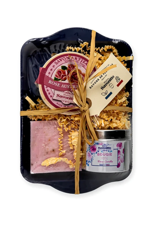 Maitre Savonitto Σετ σαπουνιού κεριών σόγιας Maitre Savonitto Rose 3-pack χρώμα: ροζ