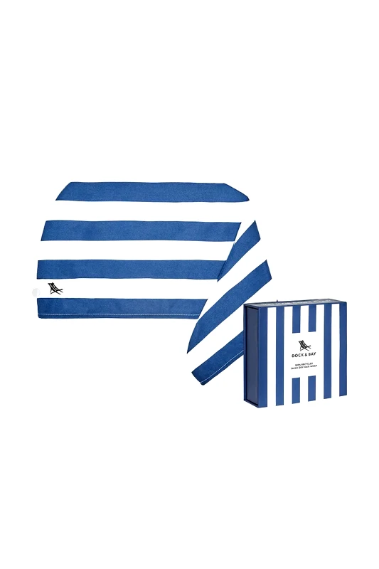 Dock & Bay Τουρμπάνι για τα μαλλιά Dock & Bay 63x26 cm χρώμα: μπλε, 0
