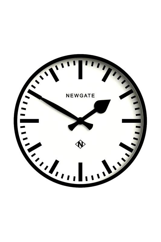Newgate Ρολόι τοίχου Newgate Number 3 Railway χρώμα: μαύρο, 0