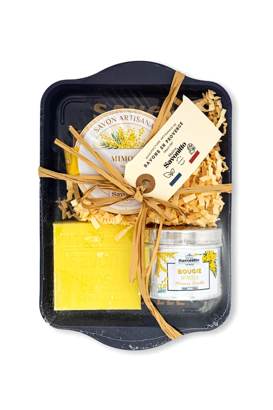 Maitre Savonitto Σετ σαπουνιού κεριών σόγιας Maitre Savonitto Mimosa 3-pack χρώμα: κίτρινο