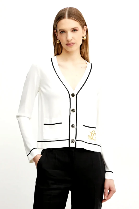 Luisa Spagnoli Πλεκτή ζακέτα Luisa Spagnoli χρώμα: μπεζ, 100003