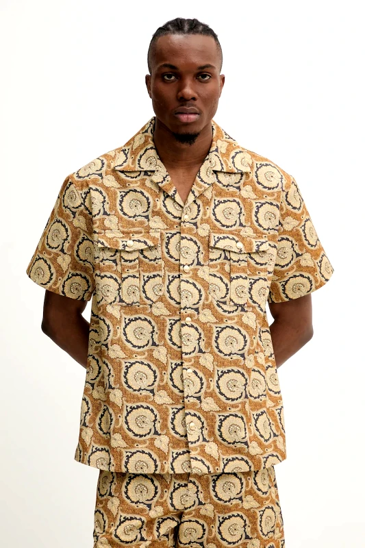Drôle de Monsieur Βαμβακερό πουκάμισο Drôle de Monsieur La Chemise Paisley
