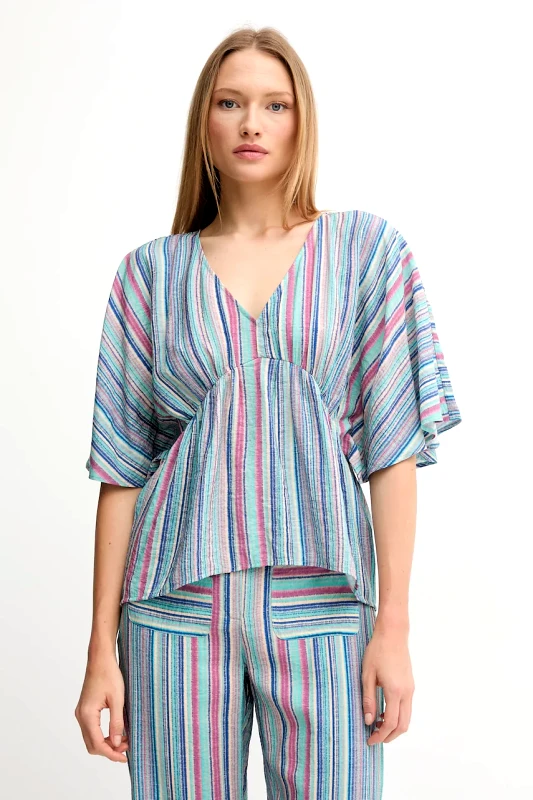 Hoss Intropia Μπλουζάκι Hoss Intropia χρώμα: τιρκουάζ, 5879141