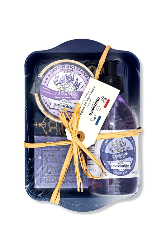 Maitre Savonitto Σετ σαπουνιών Maitre Savonitto Lavander Box 3-pack χρώμα: μοβ