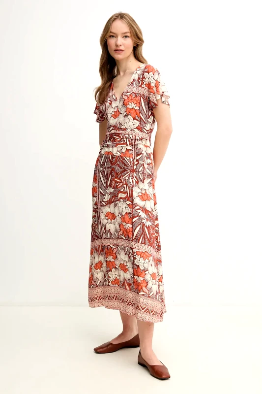 Hoss Intropia Φόρεμα Hoss Intropia χρώμα: καφέ, 8229084