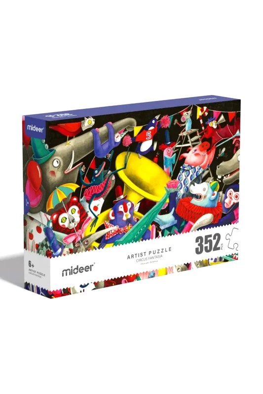 Mideer Παζλ έργων τέχνης Mideer Fantazyjny Cyrk 352 elementów χρώμα: πολύχρωμο