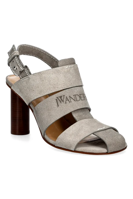 JW Anderson Σανδάλια σουέτ JW Anderson χρώμα: γκρι, SN0097 LA0359 929