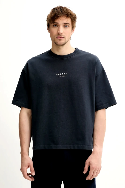 BARENA VENEZIA Βαμβακερό μπλουζάκι BARENA VENEZIA Camicia Mola