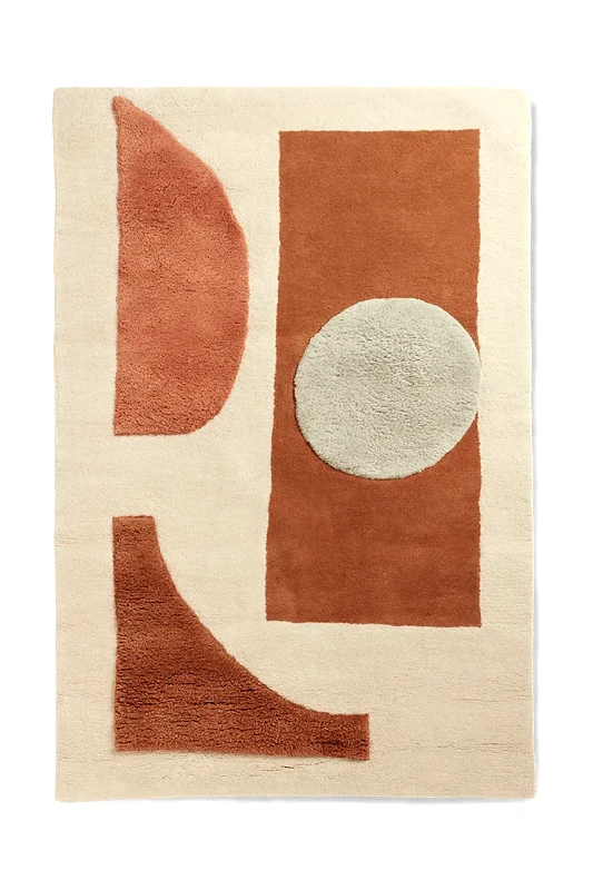 Ferm Living Μάλλινο χαλί ferm LIVING Bloco χρώμα: πολύχρωμο