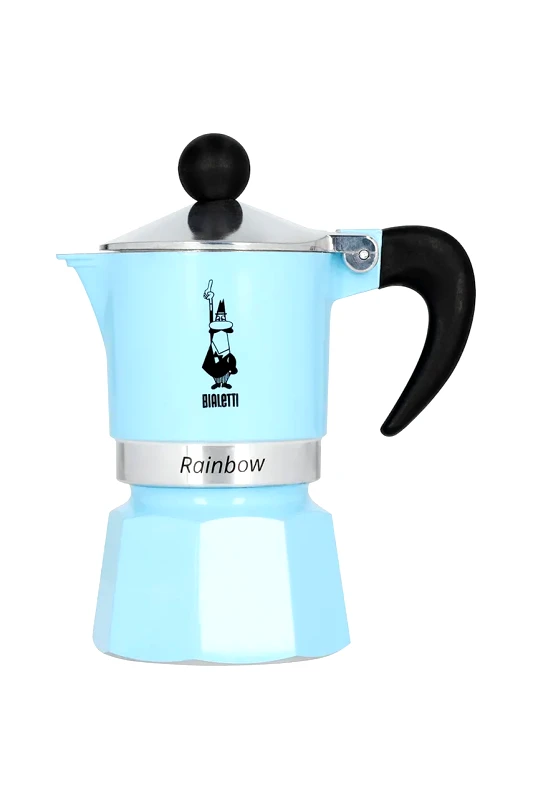 Bialetti Μπρίκι Bialetti Rainbow 1 tz χρώμα: μπλε, 0