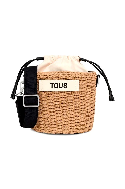 Tous Τσάντα Tous Scoubidou χρώμα: μπεζ