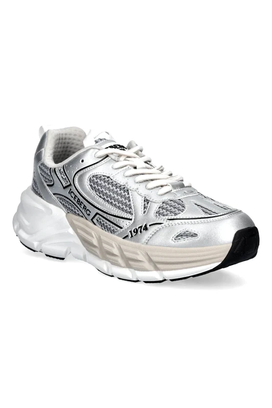 Iceberg Αθλητικά Iceberg ICB-ONE χρώμα: ασημί, IU17060O