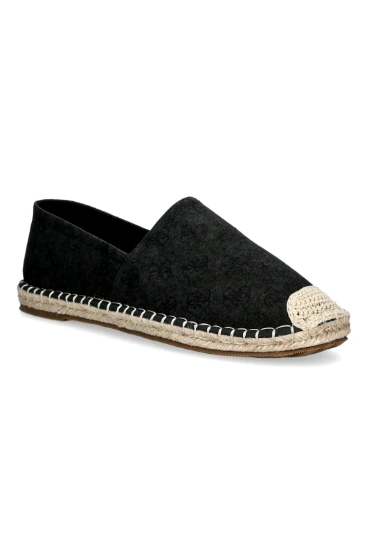 Guess Εσπαντρίγιες σουέτ Guess ELCHE χρώμα: μαύρο, FMJELC FAB14