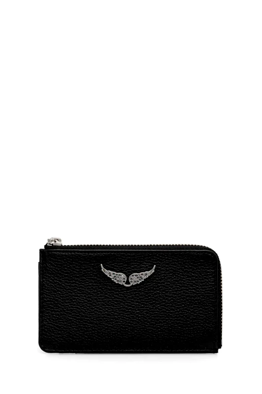 Zadig&Voltaire Δερμάτινο πορτοφόλι ZADIG&VOLTAIRE γυναικείο, χρώμα: πράσινο, LWSG00011