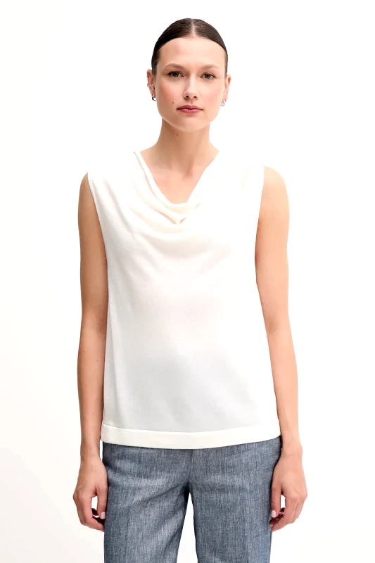 United Colors of Benetton Top United Colors of Benetton χρώμα: μπεζ, 123VD10DD