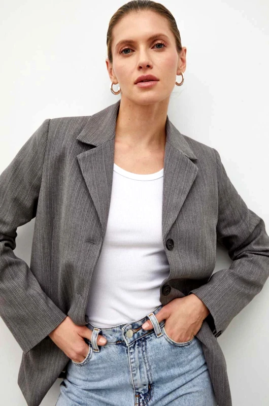 Lovechild Σακάκι Lovechild χρώμα: γκρι