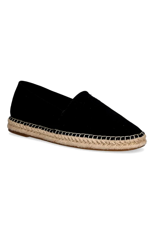 Calvin Klein Εσπαντρίγιες Calvin Klein ESPADRILLE CV LOGO χρώμα: μαύρο, HM0HM01808