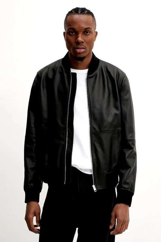 Bally Δερμάτινο μπουφάν Bally