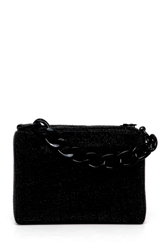 Patrizia Pepe Τσάντα Patrizia Pepe χρώμα: μαύρο