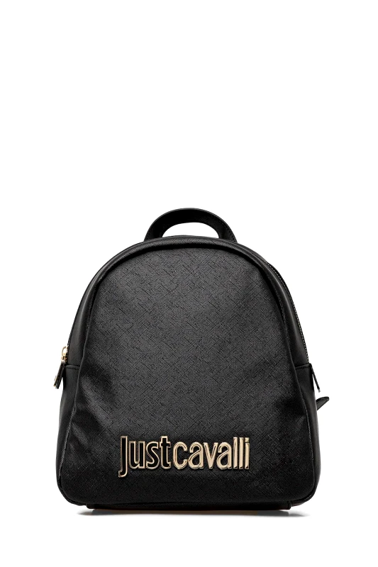 Just Cavalli Σακίδιο πλάτης Just Cavalli χρώμα: μαύρο, 78RA4BBD ZS766
