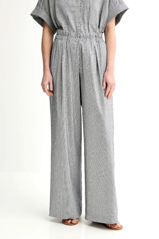 Sessun Παντελόνι Sessun χρώμα: ναυτικό μπλε, 25207004