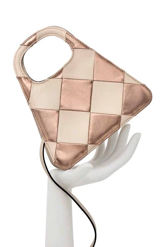 Alohas Δερμάτινη τσάντα Alohas χρώμα: μπεζ