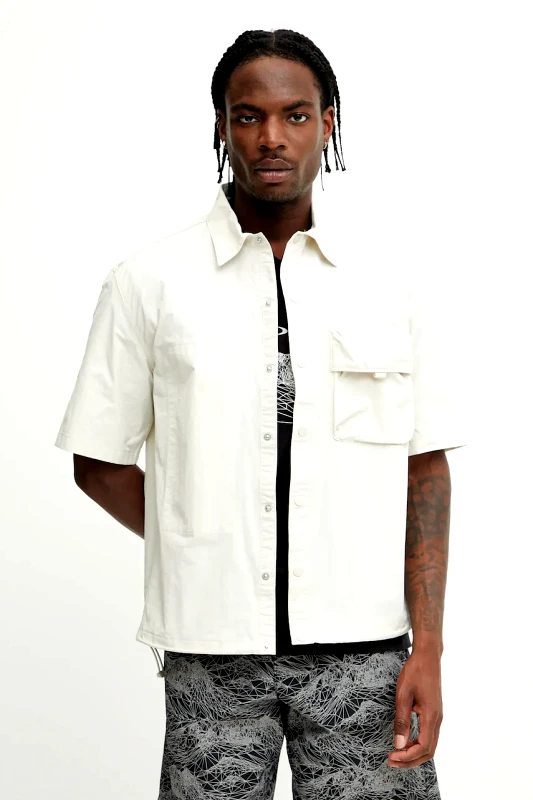 Oakley Πουκάμισο Oakley RESERVE χρώμα: μπεζ, FOA406832