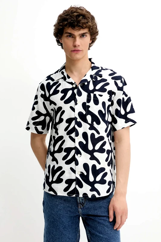 Solid Πουκάμισο Solid χρώμα: άσπρο, 21108488