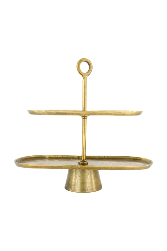 Inne Βάση γλυκών home & lifestyle 43 x 16,5 x 39 cm χρώμα: κίτρινο