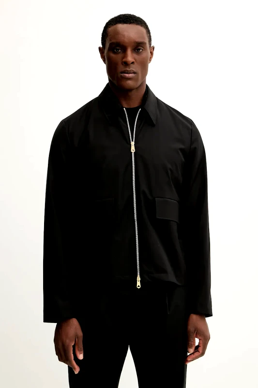 Paul Smith Μάλλινο μπουφάν Paul Smith χρώμα: μαύρο, M1R-031Z-N00041